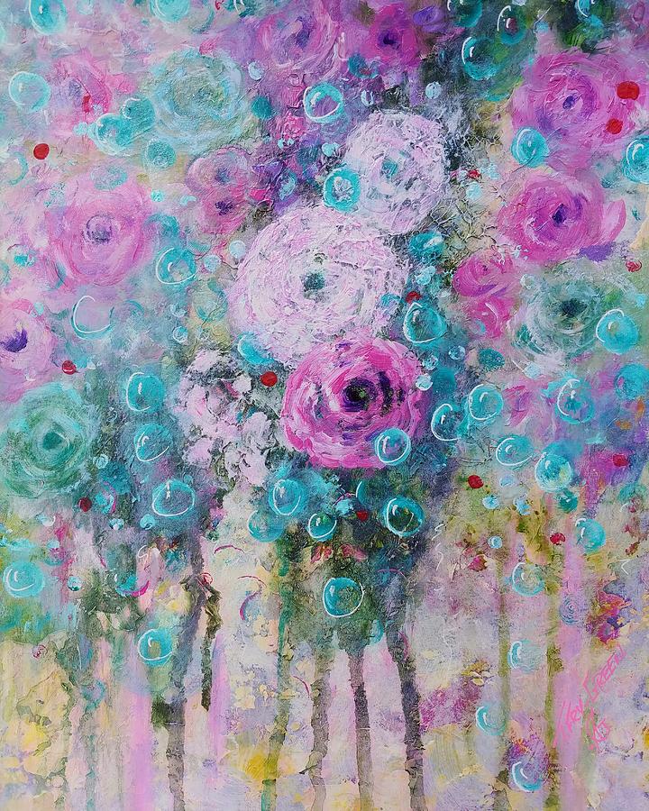 Roses Are Elegant Painting by Teresa Fry