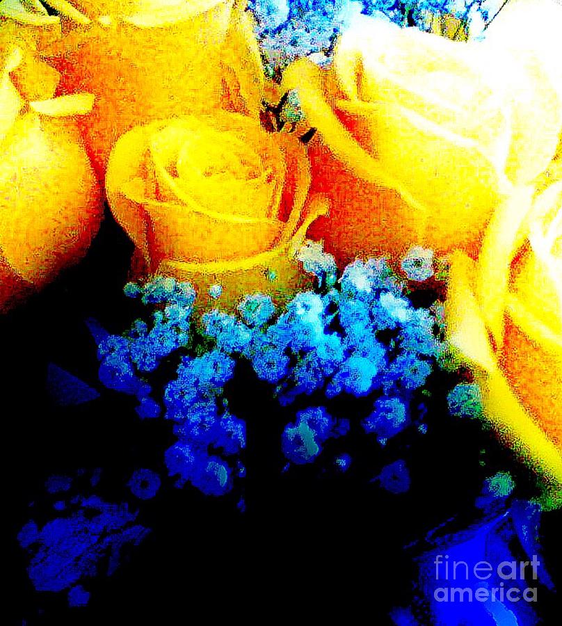 Roses Are Yellow Photograph by Gayle Price Thomas