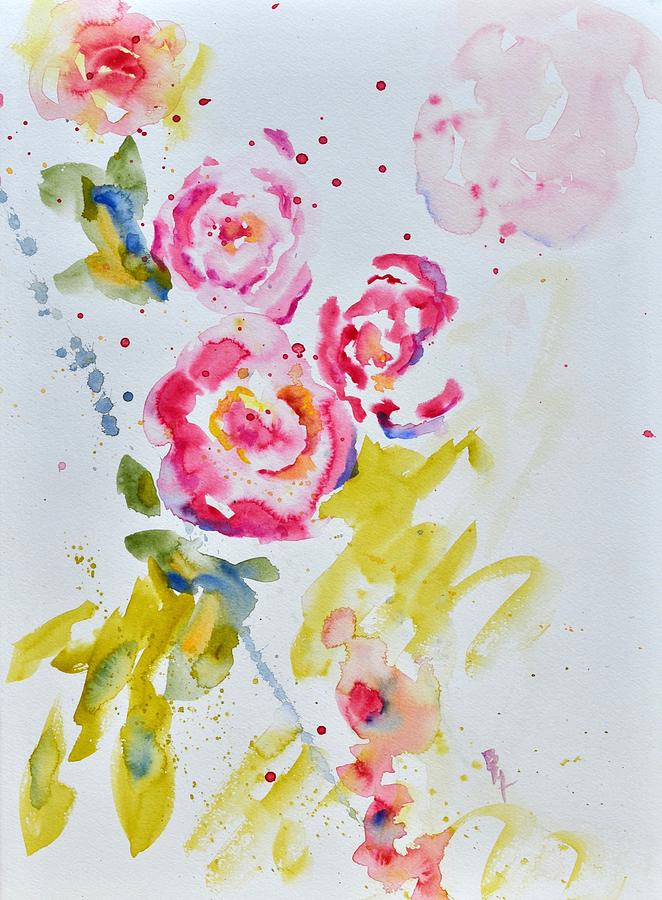 Roses For Madame Painting by Beverley Harper Tinsley
