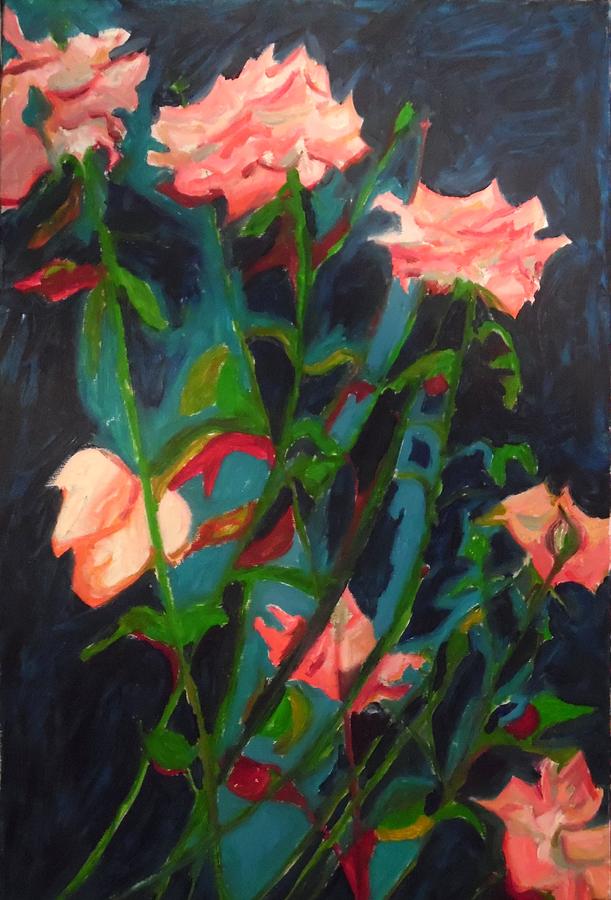 Roses for Rose Painting by Esther Newman-Cohen