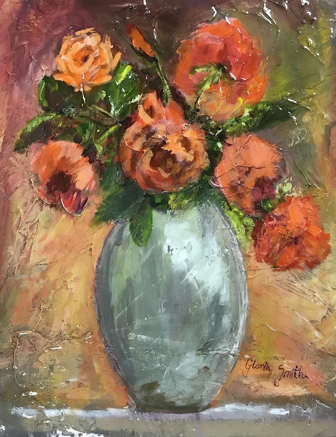 Roses Painting by Gloria Smith