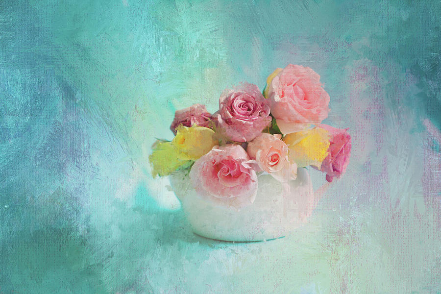 Roses in a Bowl Photograph by Jeff Oates - Fine Art America