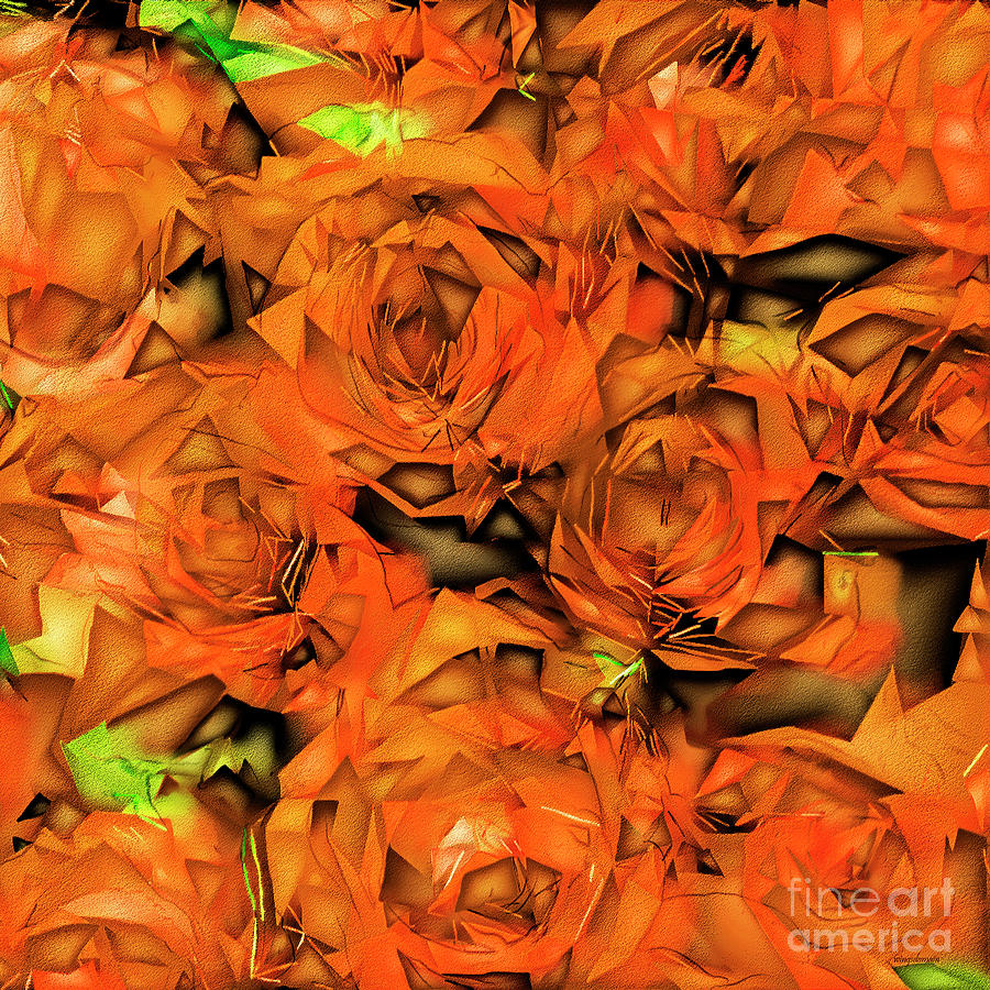 Roses in Abstract 20170325 square Photograph by Wingsdomain Art and Photography
