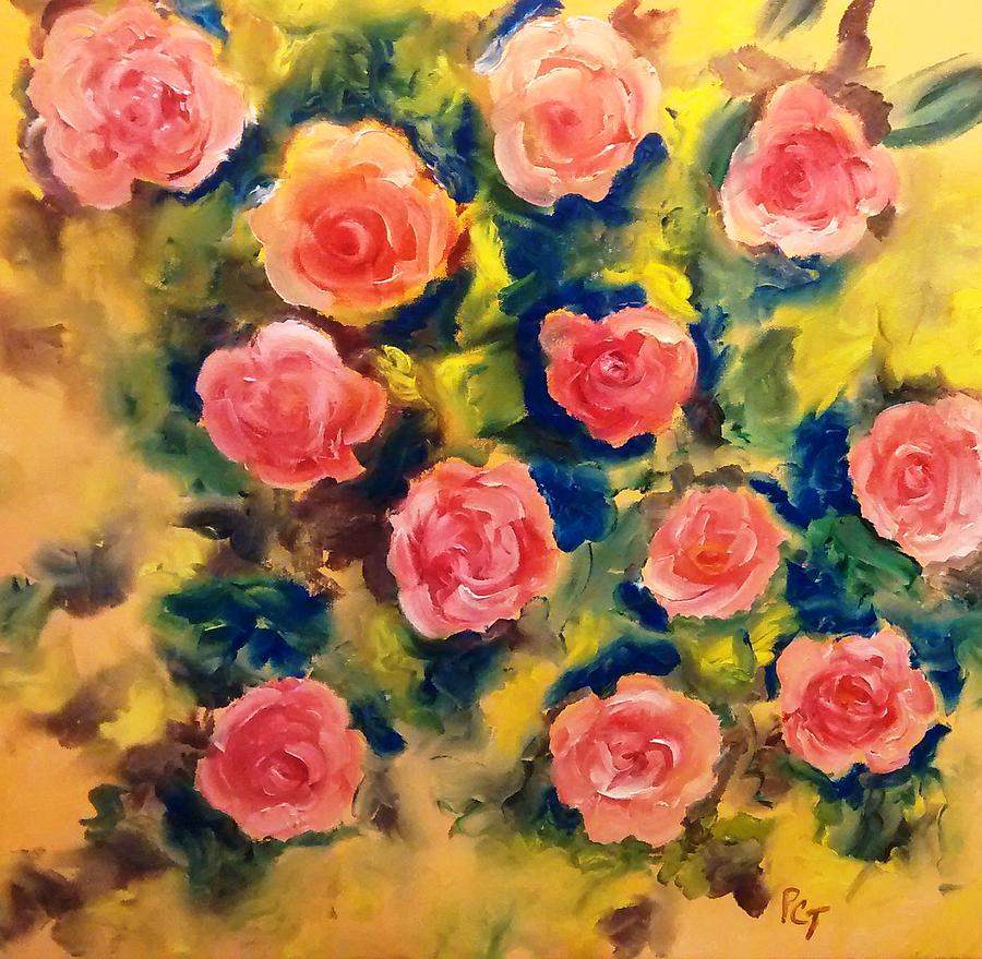 Rose Painting - Roses in the Wild by Patricia Clark Taylor