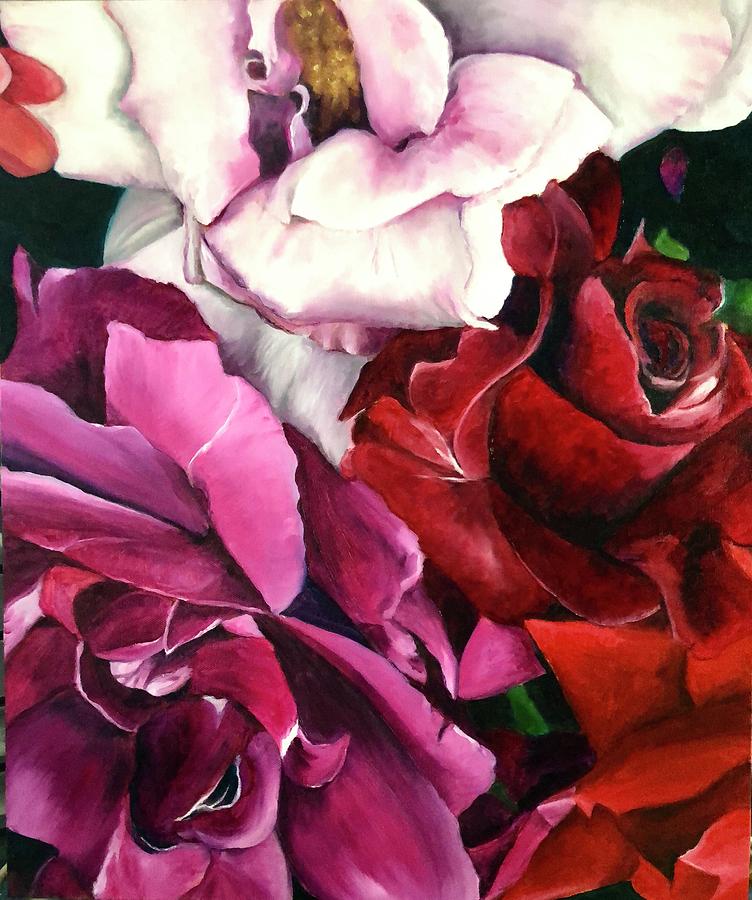 Roses Painting by Kimberly Delgado - Pixels