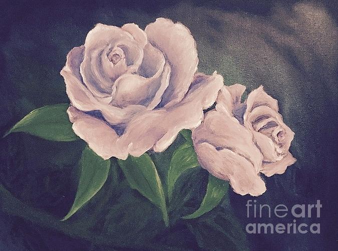 Roses Painting by Lavender Liu