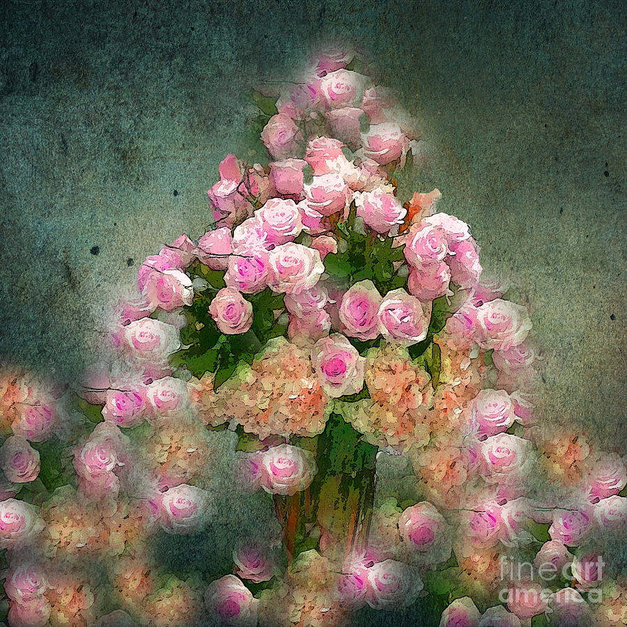 Roses Pink And Shabby Chic Photograph by Saundra Myles
