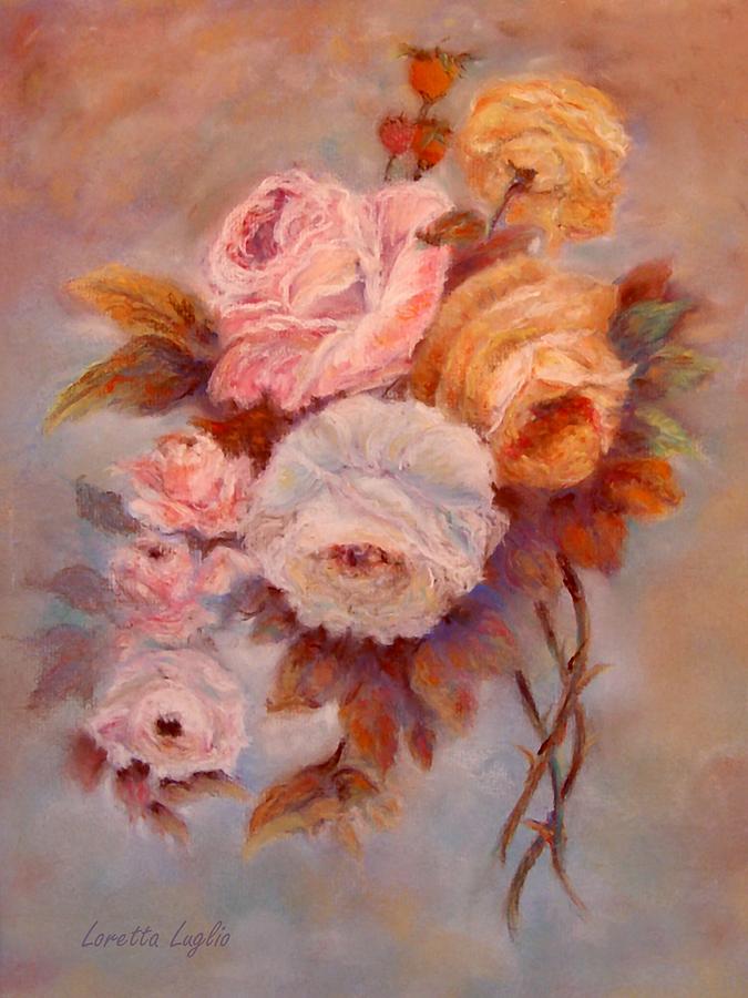 Roses Study Painting by Loretta Luglio