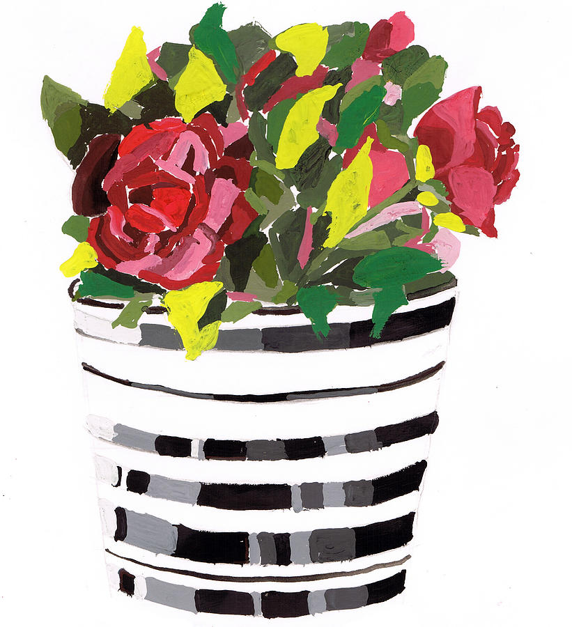 Rose Painting - Roses by Zara GDezfuli