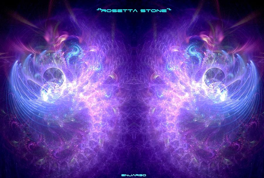 Rosetta Stone. Digital Art by Enjargo Art - Pixels