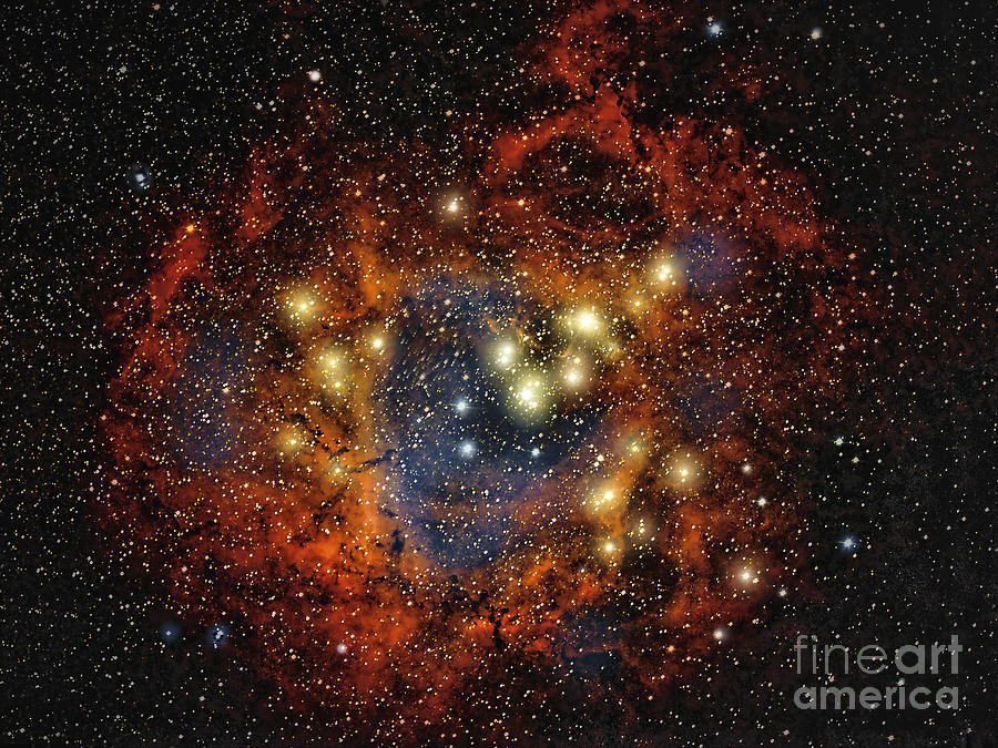 Rosette Nebula  ... Photograph by Chuck Caramella