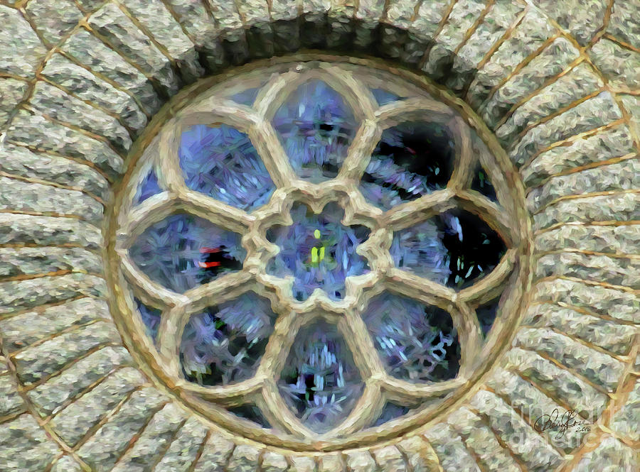 Rosette Stained Glass Window Photograph By Cheryl Rose Pixels 4678