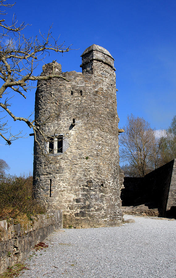 Landmark Photograph - Ross Castle Tower by Aidan Moran