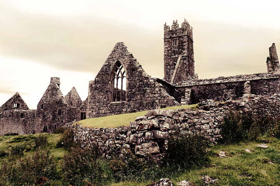Architecture Photograph - Ross Errilly Friary Ruins by Menega Sabidussi
