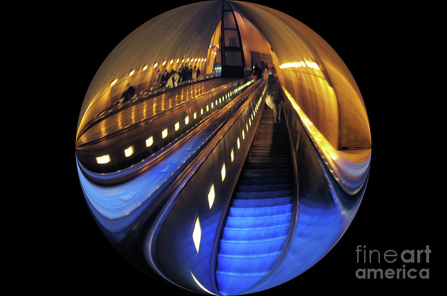 Abstract Photograph - Rosslyn Metro Station by John S