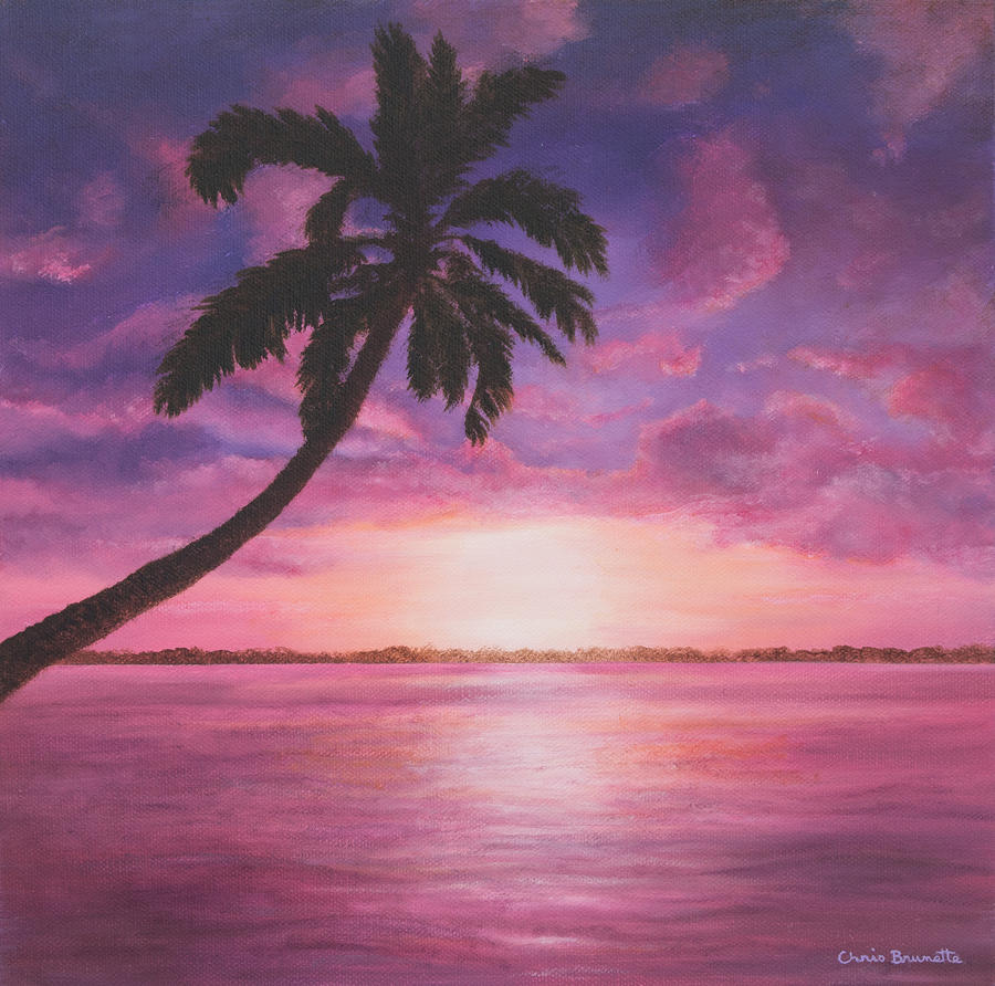 Rosy Dawn Painting by Christine Brunette