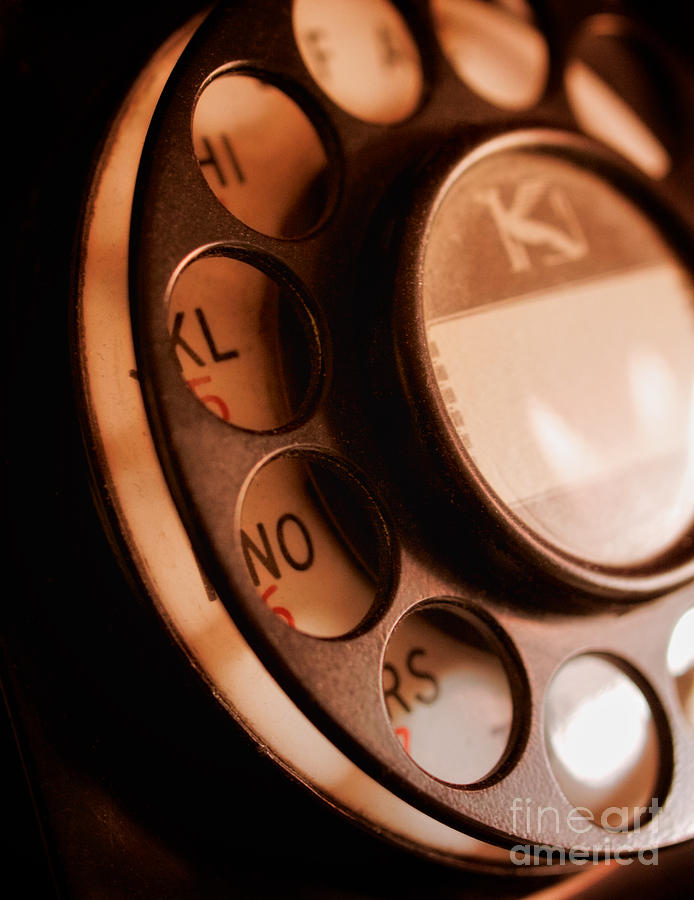 Rotary Dial Photograph by Mark Miller