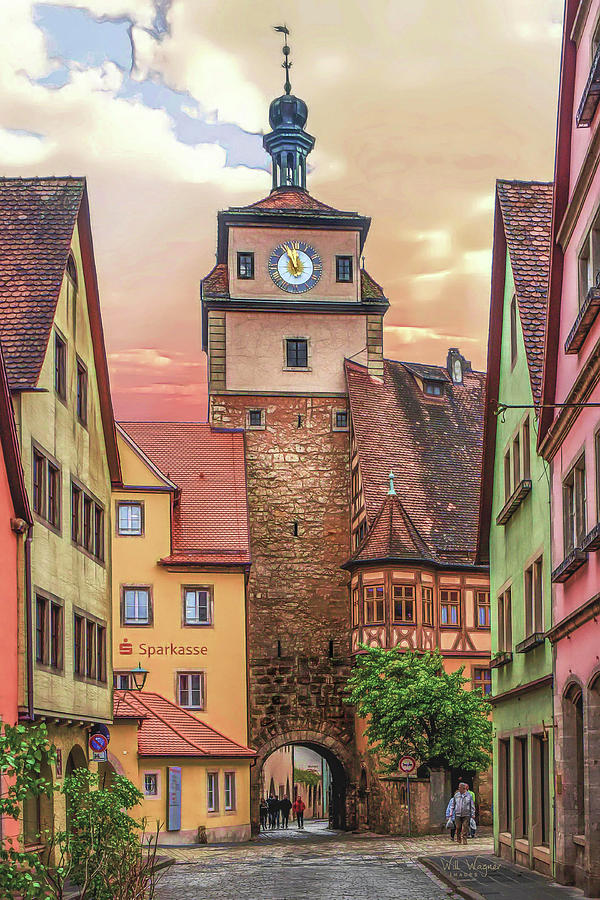 Rothenburg 3 Photograph by Will Wagner