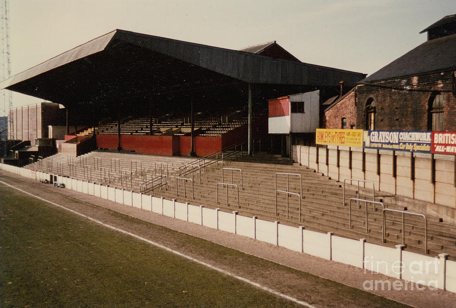 Rotherham - Millmoor - Main Stand 1 - 1970s Photograph by Legendary Football Grounds