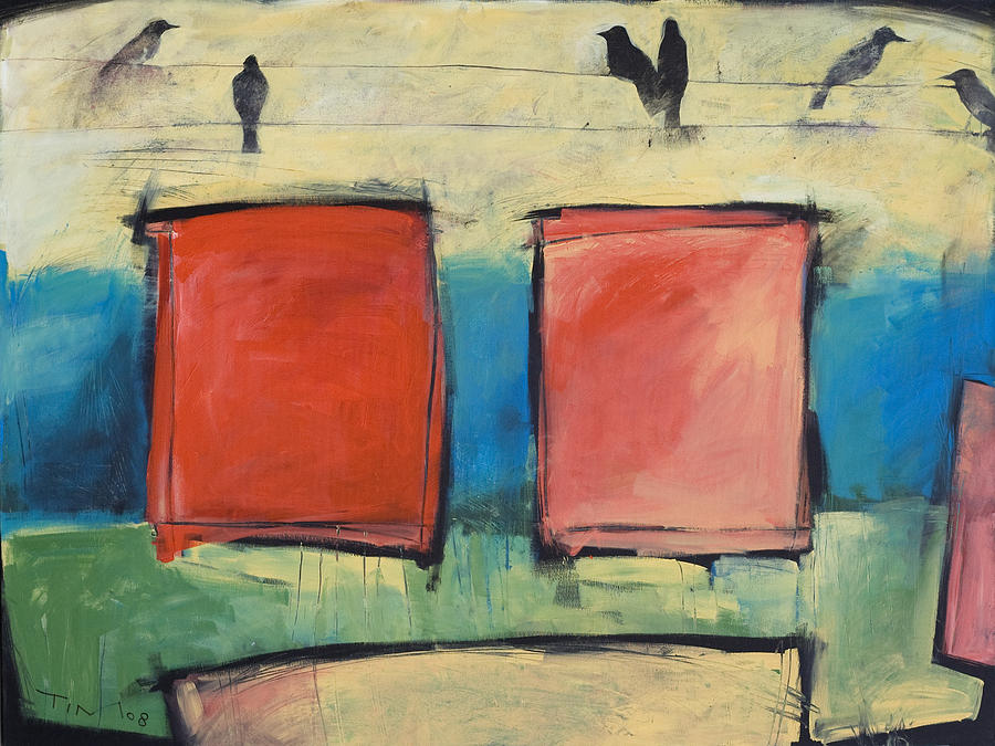 Abstract Painting - Rothko Meets Hitchcock by Tim Nyberg