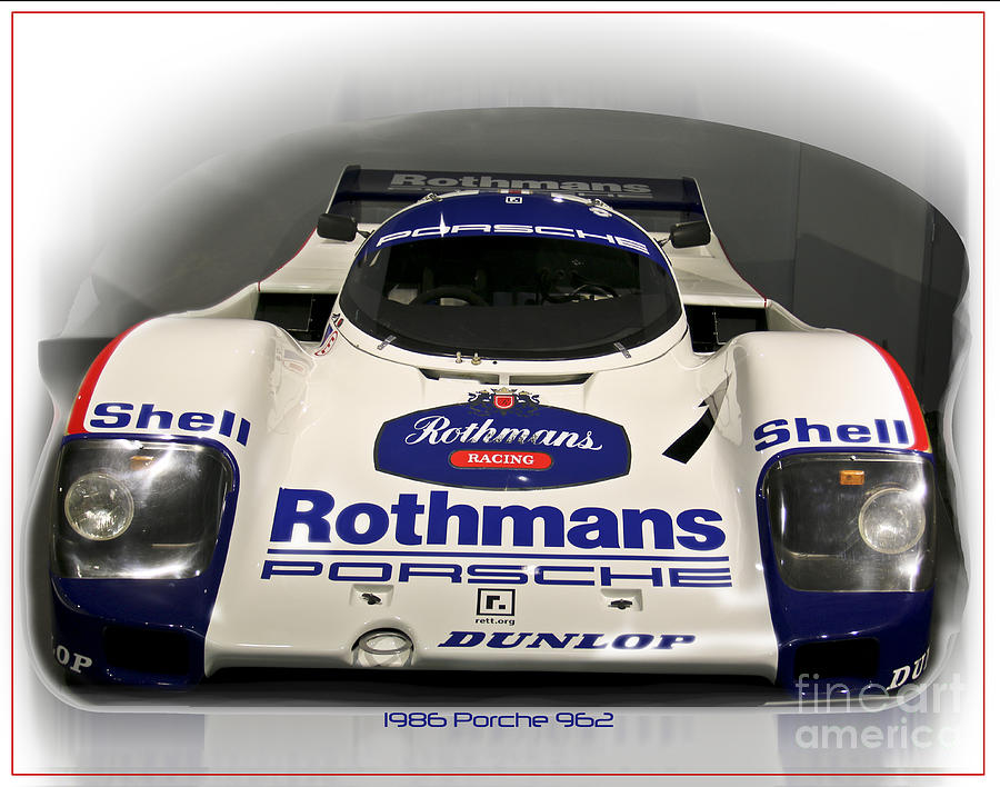 Rothmans Porche Photograph by Tom Griffithe