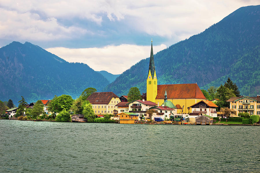 Rottach Egern on Tegernsee architecture and nature view Photograph by Brch Photography