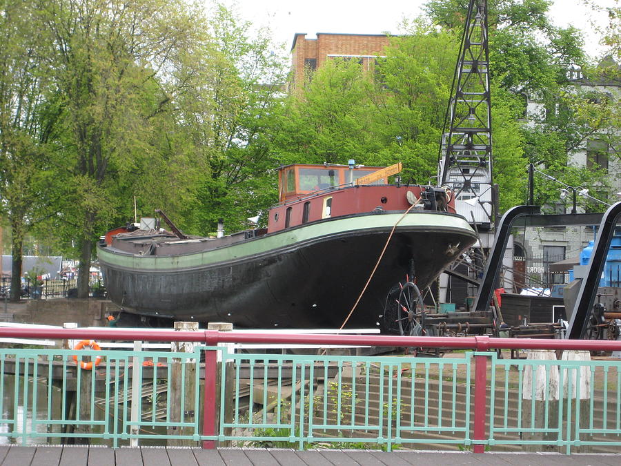Rotterdam Old Boat I Photograph by Trent Jackson