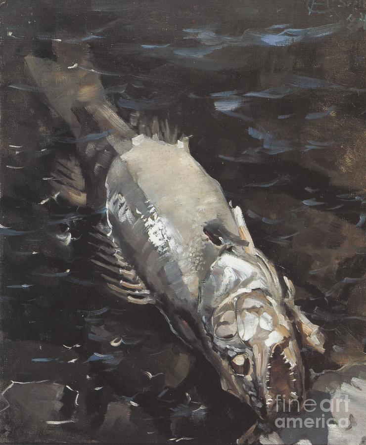 Rotting Fish Painting by MotionAge Designs