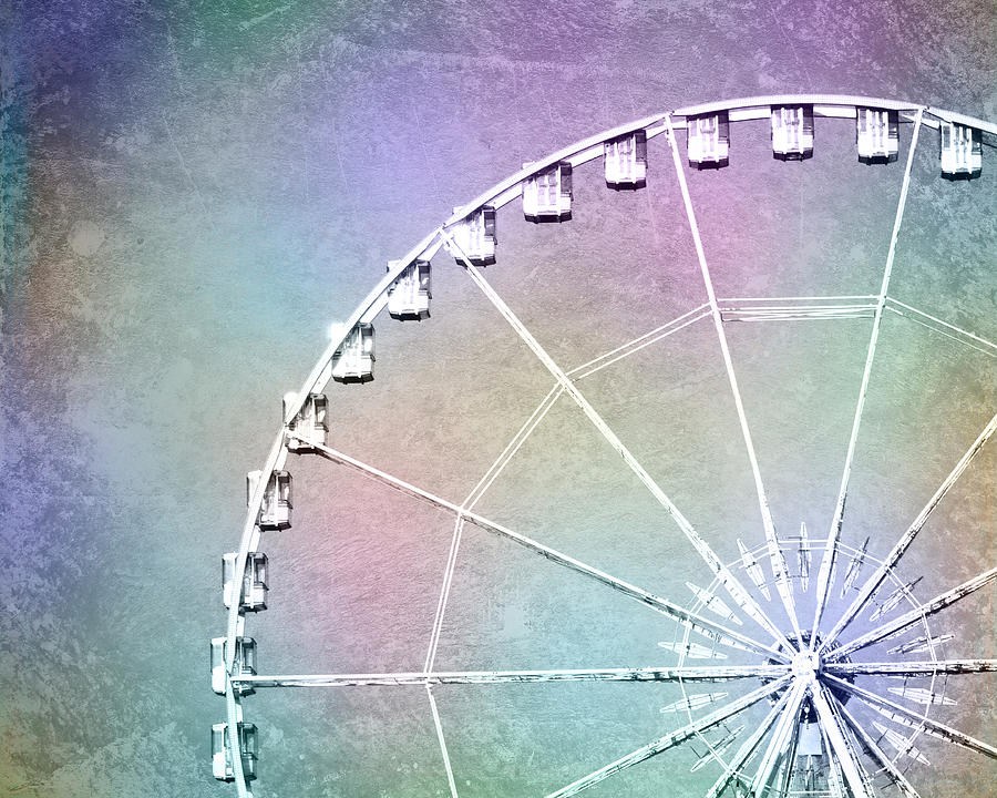 Roue de Paris - Ferris Wheel in Paris Photograph by Melanie Alexandra Price