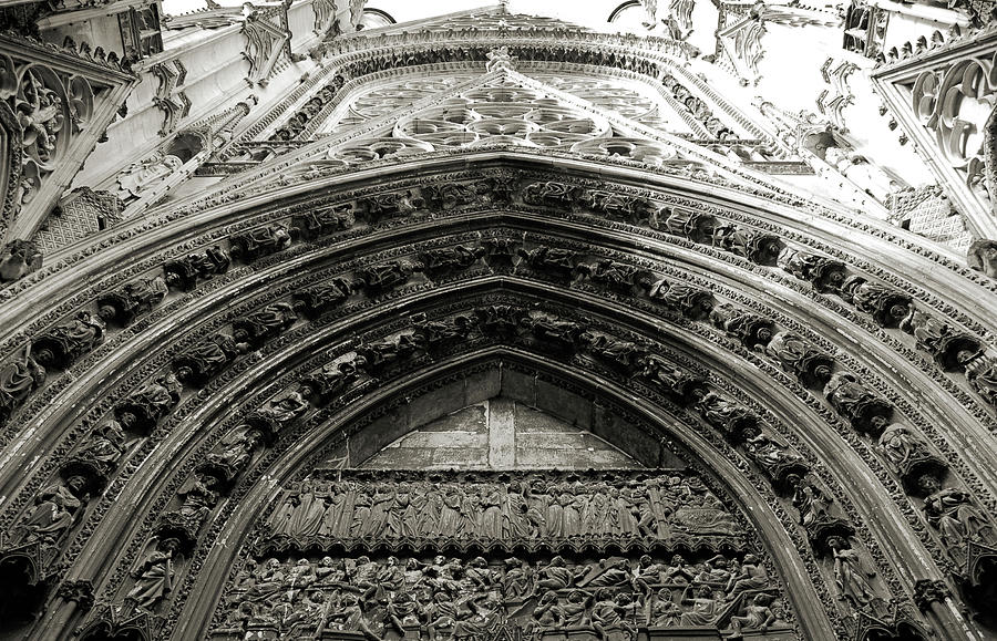Rouen Cathedral Facade Photograph by RicardMN Photography