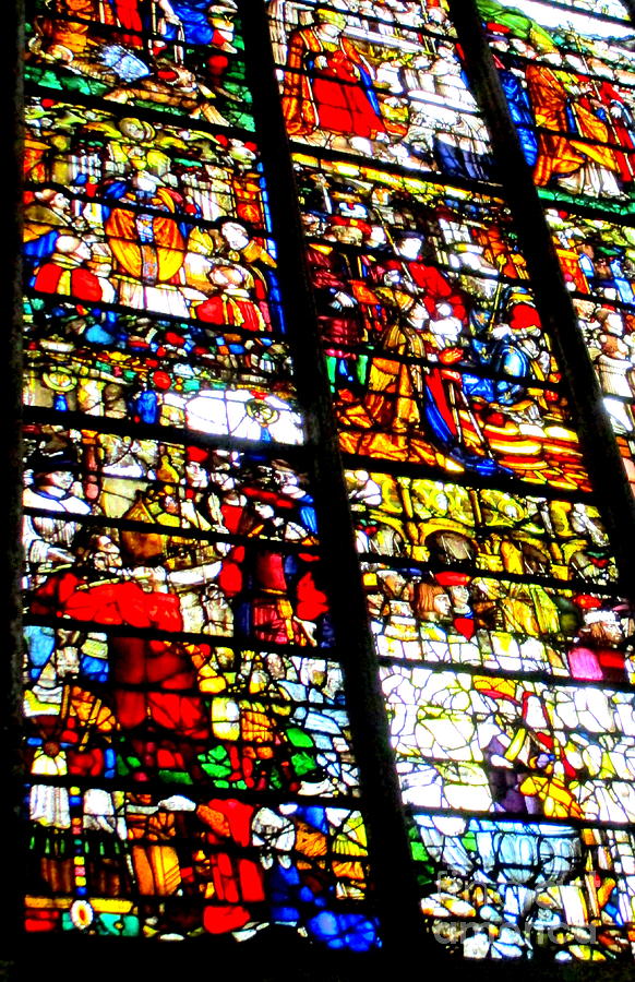 Rouen Stained Glass 4 Photograph by Randall Weidner