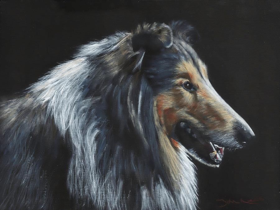 Rough Collie Painting by John Neeve