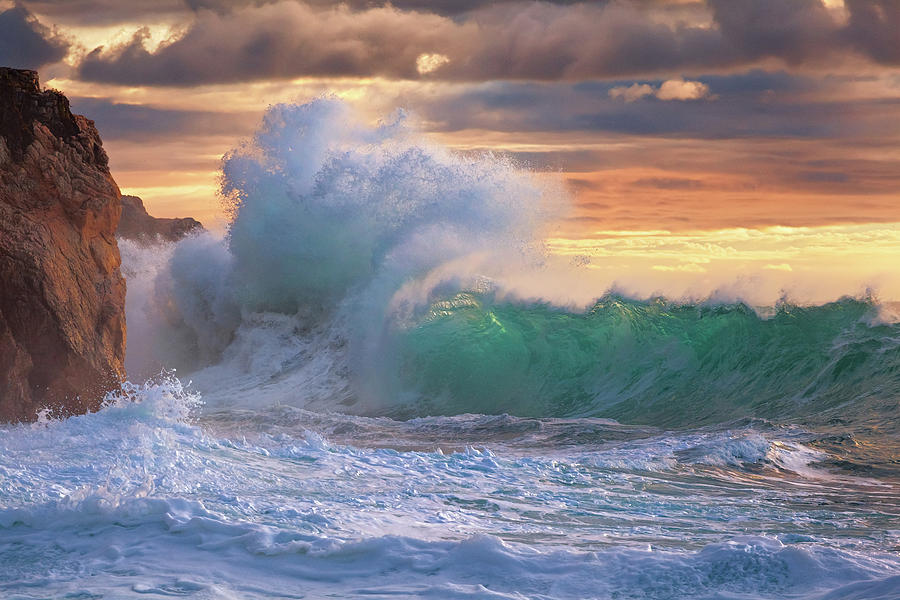 rough ocean waves