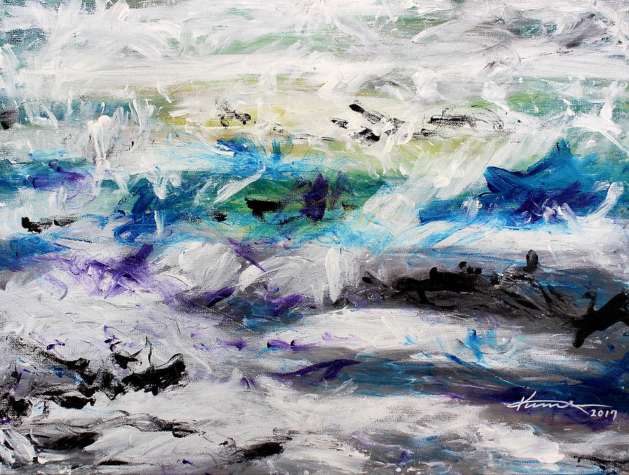 Rough Sea Painting by Kume Bryant
