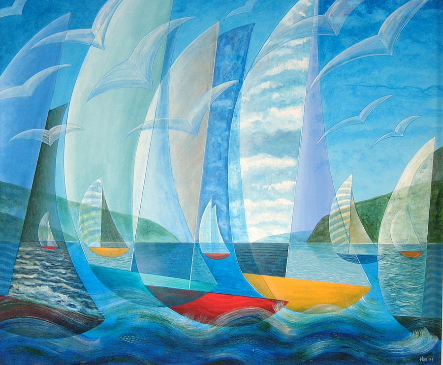 Rough seas Calm Seas Painting by Douglas Pike