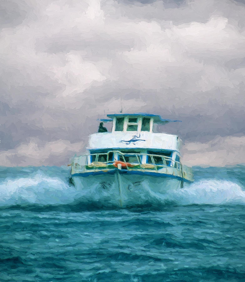 Rough Seas Digital Art by Roy Pedersen