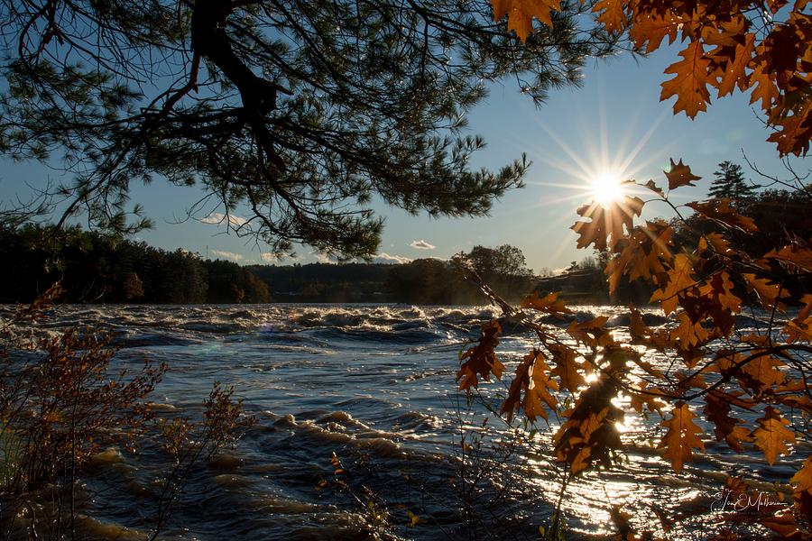 Rough Waters on the Androscoggin River Photograph by Jan Mulherin