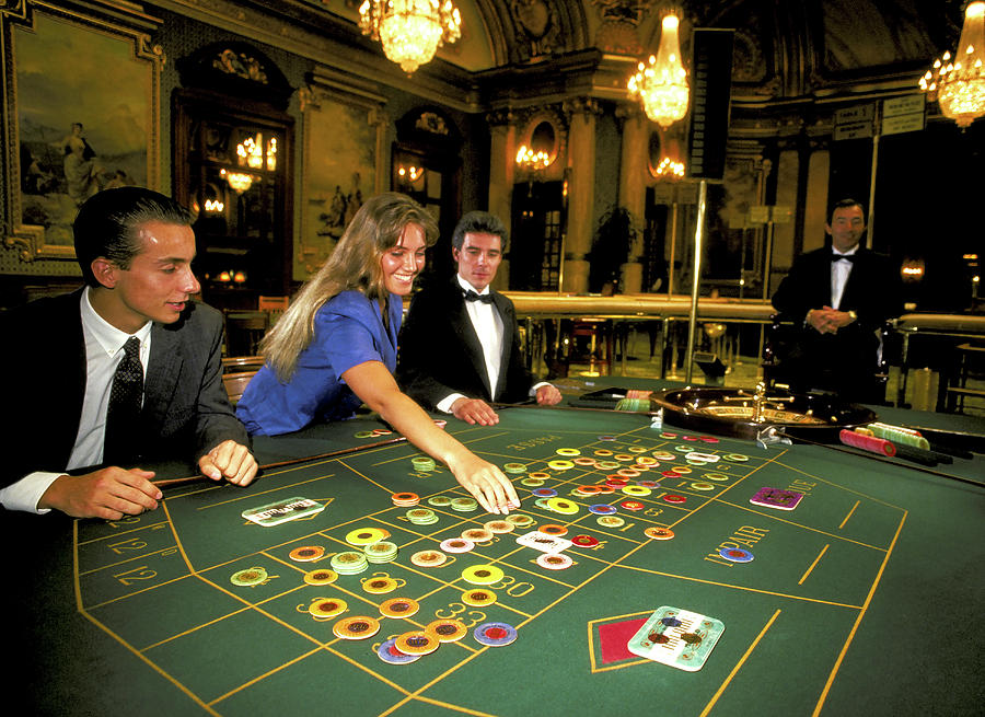 Roulette In Monte Carlo Photograph