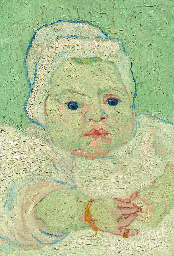 Roulins Baby, 1888 Painting by Vincent Van Gogh