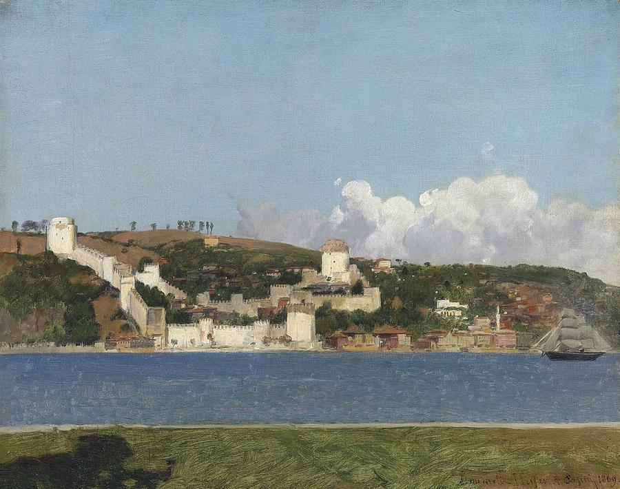Roumeli Hissar Castle, Constantinople Painting by Alberto Pasini 