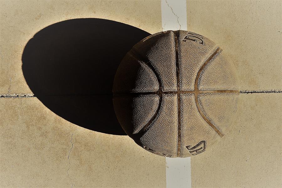 Round Ball and Shadow Photograph by Bill Tomsa