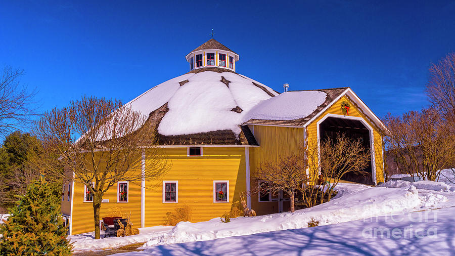 Round Barn Photograph by Scenic Vermont Photography