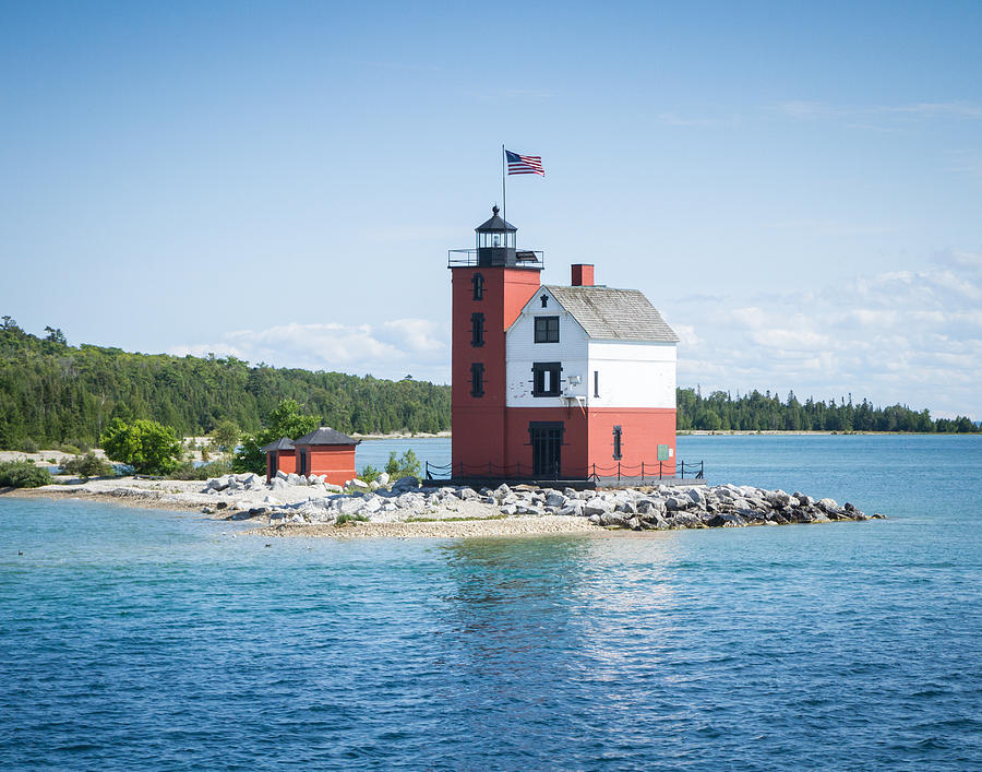 Round Island Lighthouse Photograph by Kimberly Kotzian - Fine Art America