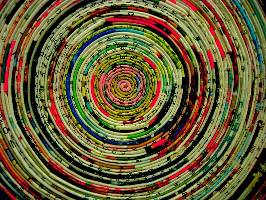 Round Newspaper Photograph by Teodoro De La Santa Round Newspaper Photograph by Teodoro De La Santa