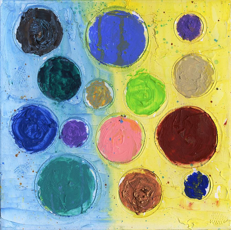 Round Peg in a Square Hole Painting by Phil Strang