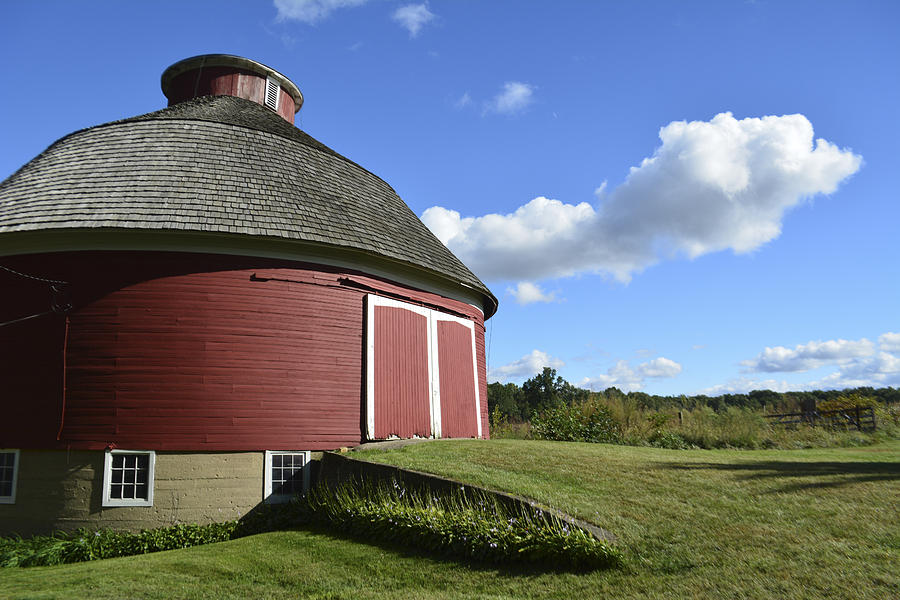 Round Red Barn Photograph by Forest Floor Photography