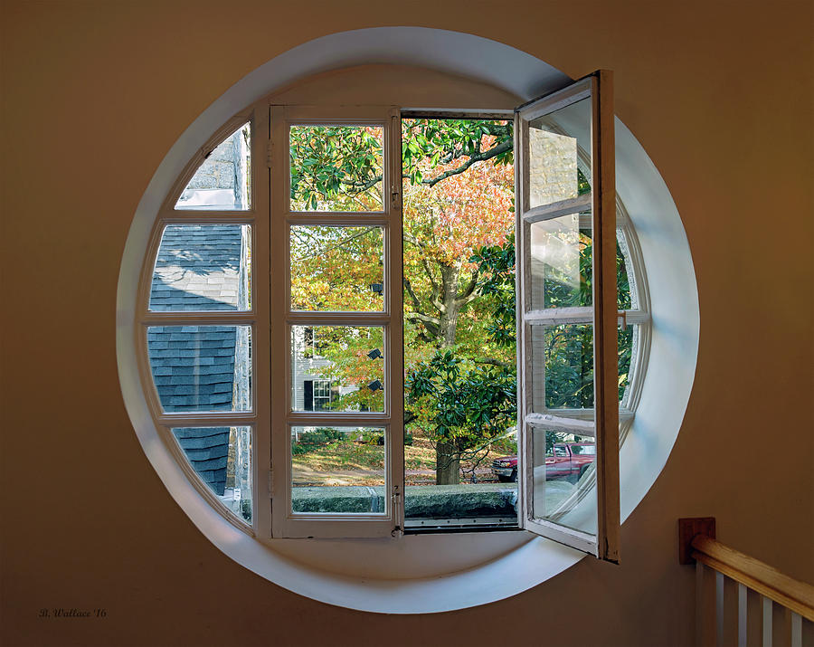 Round Window Photograph by Brian Wallace