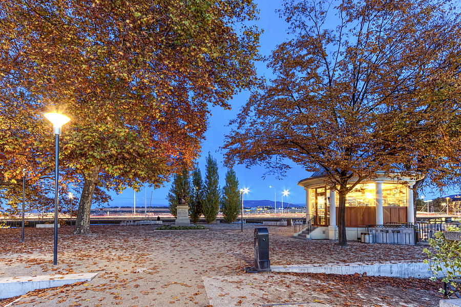 Rousseau island, Geneva, Switzerland Photograph by Elenarts - Elena Duvernay photo