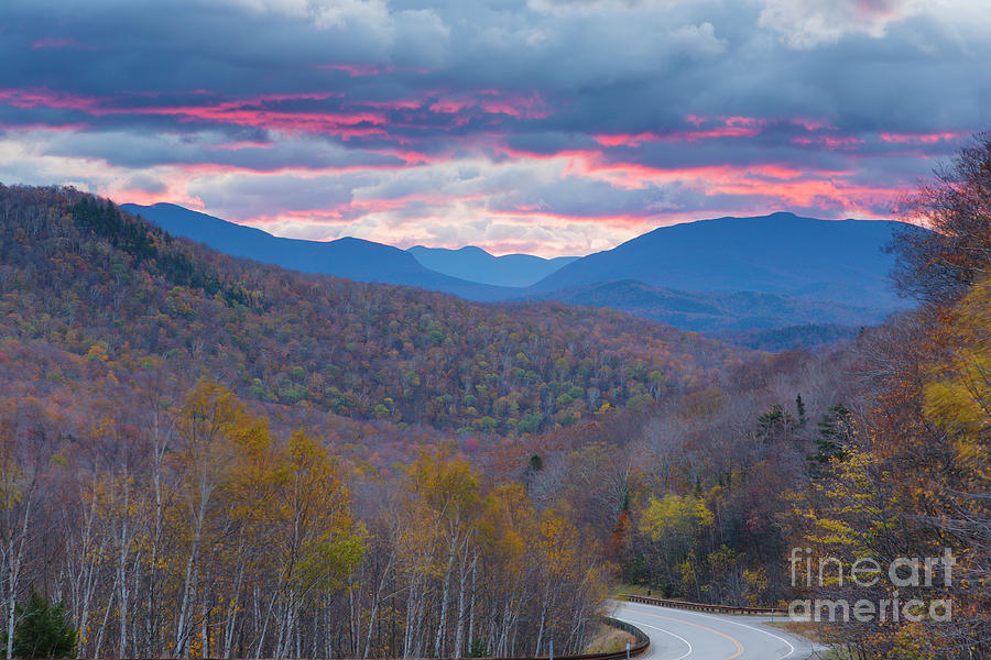 Mountain Photograph - New Hampshire, Route 112 - Kinsman Notch by Erin Paul Donovan
