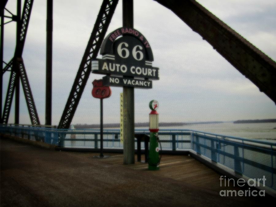 Route 66 Auto Court Photograph by Kelly Awad